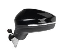 Rearview Mirror Left/Right Car 6/9Pin Side Mirror Assembly For VW For Tiguan 2016-2018 Auto Electric Adjustment Power Heated Fold Turn Signal Rear View Mirror Assembly(Black,9-Wire L)