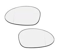 Rearview Mirror Lens For BMW 1 3 Series E81 E82 E87 E88 E90 E91 E92 E93 Wing Heated Mirror Glass(White a pair)