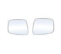 Rearview Mirror Lenses Compatible With Nissan For Navara D40 2007 2008-2013 W/Plate Clip On LHS RHS Car Left Right Hand Door Side For Wing Mirror Glass Heated