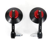Rearview Mirror Motorcycle Bar End Side Mirror For Ducati 899 959 1199 1299 Panigale 848 996 Rear View Handlebar Mirrors Provides Clear Vision Adjustable Motorbike Side Mirrors(Red)