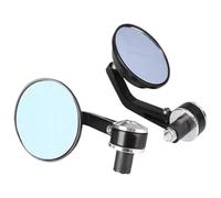 Rearview Mirror Motorcycle For CB500X NC750X CB500X CB750 CRF 1100L For African Twin CBR650R 500R 650F Retro 22mm Handlebar Mirror Motorcycle Aluminum Rearview(Silver)