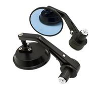 Rearview Mirror Motorcycle For CB500X NC750X CB500X CB750 CRF 1100L For African Twin CBR650R 500R 650F Retro 22mm Handlebar Mirror Motorcycle Aluminum Rearview(Black)