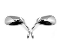 Rearview Mirror Motorcycle For Vulcan 1500 1600 1700 500 800 88 900 S Chrome Oval Retro Rearview Side Mirrors 1Pair 10mm Motorcycle