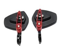 Rearview Mirror Motorcycle For Y&amaha FZ6S FZ6N FZ6R YBR 125 MT-03 MT-25 For FAZER600 1 Pair Universal Motorcycle Aluminum Mirrors Handle(Red)