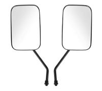 Rearview Mirror Motorcycle Mount Thread Mirrors Reflector Black Glass Adjustable Small Round Car Reverse Auxiliary Motorcycle Wing Mirrors