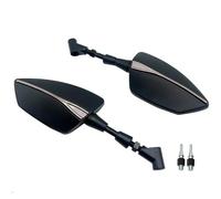 Rearview Mirror Motorcycle Side View Mirror For SUZUKI Bandit GSF 650 650S 1200 1250 S RearView Wing Mirrors With Screws Handlebar Clamps Motorbike Rear View Side Mirrors(Silver)