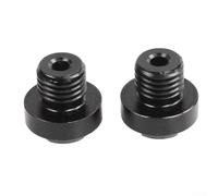 Rearview Mirror Mounts Compatible Having Motorcyc Motorcycle Mirror Hole Blanking Set (2 pcs) - M10×p1.25 Threaded for Metal
