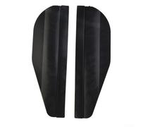 Rearview Mirror Rain Shield - Carbon Fiber Pattern Rain Eyebrow for Car Exterior Trim 18.2 X 5.8 Cm Pvc Waterproof Flexible Protection 2-pack (Compatible with