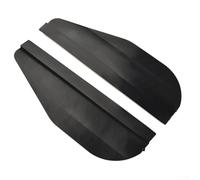 Rearview Mirror Rain Shield - Carbon Fiber Pattern Rain Eyebrow for Car Exterior Trim, PVC Waterproof & Flexible Protection, 18.2 x 5.8 cm, 2-P