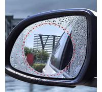 Rearview Mirror Rainproof Film For Mazda 2 DE 2007 2008 2009 2010-2014, Rear View Wing Rain Films Set Anti Fog Waterproof Protector Stickers for Cars Trucks,B/Circle