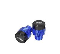 rearview mirror screw For Du@&cati Scrambler 400 800 1100 Scrambler1100/800/400 Accessories Motorcycle Aluminum CNC Bolts Screws Mirror Hole Plugs Cap(Blue)