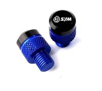 rearview mirror screw For SYM CRUISYM GTS 300 300i JOYMAX Z 125 250 CNC Aluminum Motorcycle Rearview Mirror Hole Plug Screw Bolts Cover Caps(Blue)
