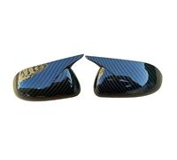 Rearview Mirror Shell Compatible With KIA For K2 KX For CROSS 2017 2018 2019 2020 Car Rearview Side Mirror Covers Replacement(Carbon)