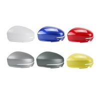 Rearview Mirror Shells Car Wing Door Side Mirror Cap Shell House Outside Fits for Jazz For Shuttle GK5 2014-2018 2019 2020 Rearview Mirror Cover Lid (Color : Sliver 2, Size : left)(left/White)