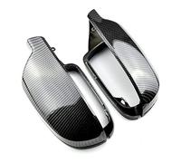 Rearview Mirror Shells Compatible With A4 B8.5 Rs5 2011-2016 For A5 S5 2010-2016 Rearview Mirror Cover Car Side Caps Rear View Cap(Carbon Look)