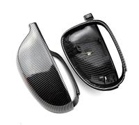 Rearview Mirror Shells Compatible With For Golf 5 6 Plus 2005-2013 For J&etta Mk5 2006-2012 For Passat B5. 3bg 2001-2005 Side Wing Mirror Cover Caps Protective Cap(Carbon Look black)