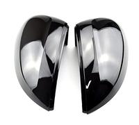 Rearview Mirror Shells Compatible With For Passat B8 2017 2018 2019 Exterior Door Rearview Mirror Protective Cap Cover 3G0857537H 3G0857538H(Bright black)