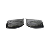 Rearview Mirror Shells For BMW 5 Series E60 E61 525i 528i 528xi 530i 530d Side Rearview Mirror Cover(Carbon fiber-horns)