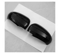 Rearview Mirror Shells For Toyota For Prius For ZVW30 For ZVW35 For ZVW40 2009-2015 Car Side Rearview Mirror Cover Cap No Turn Signal(Gloss Black 1 Pair)