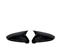 Rearview Mirror Shells For Vw For Golf Mk6 Mk7 7.5 Gti R Gtd Base 2009-2020 Gloss Black Carbon Fiber Pattern Side Rearview Mirror Cover Caps