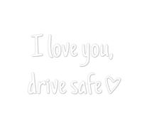 Rearview Mirror Sticker | Drive Safe Vehicle Accessories,Decorative Auto Window Decals with Heart - for SUV Pickups Scooters Dashboard Phone Cup Laptop Window Highway Night