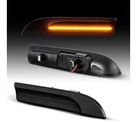 Rearview Mirror Turn Flash Lamp 2Pcs LED Dynamic Amber Side Marker Turn Signal Lights For Panamera 970 Chassis G1 Before Facelift Car Styling(Smoke LENS)