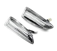 Rearview Mirror Turn Flash Lamp 2x Car Side Marker Lights Dynamic LED Turn Signal For Opel For Vauxhall For Astra J K For Crossland X For Insignia B For Zafira Side Lamp(WHITE)