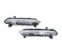 Rearview Mirror Turn Flash Lamp For Mercedes For BENZ For S-Class W221 S350 S500 C250 C300 2009-2013 Front Bumper LED DRL Daytime Driving Running Lamp Fog Light(Left and right)