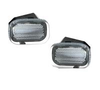 Rearview Mirror Turn Lamp For F150 F250 F350 F450 2015 2016 2017 2018 2019-2022 Pickup Side Towing Mirror Under Puddle Light Ground Welcome Lamp Replacement Wing Side Indicator(WHITE)