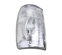 Rearview Mirror Turn Lamp For Transit MK8 2014 2015 2016 2017 2018 2019 Car Accessories White Turn Signal Cover Rear View Mirror Light Indicator Lens Without Bulbs Wing Side Indicator(Signal Light Lef