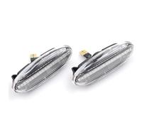 Rearview Mirror Turn Lights Compatible With Mazda For Protege 2001 2002 2003 For Protege 5 2002 2003 Side Marker Turn Signal Lamp Indicator Lights B33P51120A(For Dynamic Crystal)