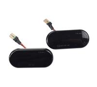Rearview Mirror Turn Lights Compatible With Seat For Toledo For Leon 1M 1996-2006 Car Left Right Dynamic Side Marker Lights Signal Indicator Lights(Black)