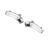 Rearview Mirror Turn Lights Compatible With Vw For Rabbit 2006-2009 For GTI MK5 2004-2009 Side Marker Lamp Turn Signal Light Corner Lights 1K0949101(Transparent A Pair)
