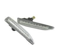 Rearview Mirror Turn Signal Light 2pcs LED Side Marker Sequential Indicator Lamp Turn Signal Light For BMW 7 Series E65 E66 E67 E68 2001-2007 2008(Crystal)