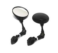 Rearview mirror Universal Motorcycle Scooter Aluminum Alloy Handlebar Collapsible Round Shape Rearview Si Mirror Base Modified Side Mirror