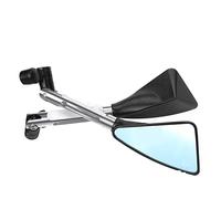 Rearview Mirrors 7/8 Inch Universal CNC Rear View Motorcycle Mirrors Black Triangle Motorbike Side Mirror For Street Sport Dirt Bike Scooter Side Wing Mirror
