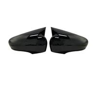 Rearview Mirrors Caps For Clio 4 2012 2013 2014 2015 2016 2017 2018 2019 2Pcs Carbon Fiber Gloss Black Side Rear View Mirror Cap Cover Door Wing Mirror Cover(Bright black)