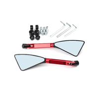 Rearview Mirrors For Aprilia STX For Cafe 150 For TREEA APR150-5A APR125-3 SR MAX300 Universal Motorcycle Mirror CNC Side Rearview(Red)