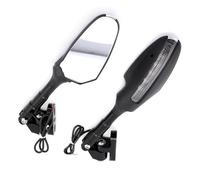 Rearview Mirrors For KAWASAKI For NINJA 400 2018 2019 2020 2021 Motorcycle Left And Right Rearview Mirrors Turn Signal Rear View Side Wing Mirror