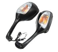 Rearview Mirrors For Suzuki For GSX-R600 2006 2007 2008 2009 2010 2011 2012 2013 2014 2015 Motorcycle Rearview Mirrors Side With Turn Signal Light Side Wing Mirror(Clear Lens)