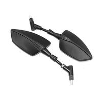 Rearview Mirrors For SYM For MAXSYM 600i TL500 TL 500 DRG158 FNX150 Motorcycle 8mm 10mm Mirror Rearview Rear View Side Back Blue Mirrors Motorcycle Bar End Mirrors (Color : Black)