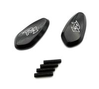 Rearview mirrors For YZFR1 YZF-R1 2000 2001 2002 2003 2004-2014 Motorcycle Black Mirror Block Off Cap R1 Logo Mirror Base Cover Plates