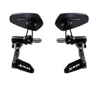 Rearview Mirrors Motorcycle Hand Guard Mirror Handguard Protection Handle Protector Lever Rear View Mirror For XMAX 250 XMAX300(Black)