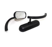 Rearview Mirrors Universal Motorcycle Rear View Side Mirror For Touring Road For Street Glide Black Chrome Accessories Side Wing Mirror