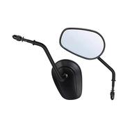 Rearview Motorcycle Mirrors Modification Parts For Harley For Electra Glide Ultra Classic FLHTCU 2014 2015 2016 2017 Rearview(Black- Silver)