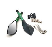 Rearview Motorcycle Rearview Mirror moto Blind Spot Side Mirror For TDM 900 850 MT125 MT03 MT01 MT125 03 01 XT660(Green)
