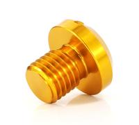 Rearview part M10x1.25 Left-Hand And Right-Hand Thread Mirror Hole Plug Screw Bolts Caps For Y-AMAHA MT-07 FZ07 MT09 FZ09 XSR900 For DUCATI Hypermotard 821(Gold)