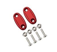 Rearview part Motorcycle Block OFF Plate Chassis Code Cap Base Rear View Mirror Hole Cover For H-ONDA CBR600RR 2004-2016 CBR1000RR 2004-2007(Black- Silver)