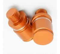 Rearview part Motorcycle CNC Aluminum Rear View Mirror Hole Plug Screw Caps M10X1.25 For Kawasaki For Ninja 400 250 300 650 1000 2013-2022 2023(Orange)