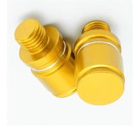 Rearview part Motorcycle CNC Aluminum Rear View Mirror Hole Plug Screw Caps M10X1.25 For Kawasaki For Ninja 400 250 300 650 1000 2013-2022 2023(Gold)